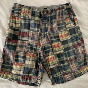 JCrew Vintage Patchwork Plaid Shorts